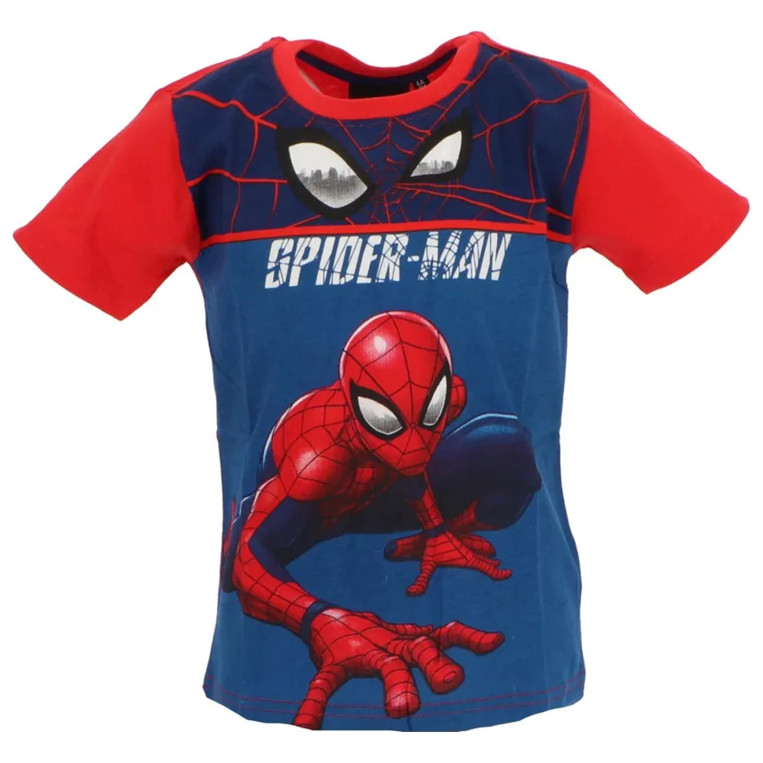 Spider-Man Wall Red dětské tričko s krátkým rukávem, top fotografii produktu