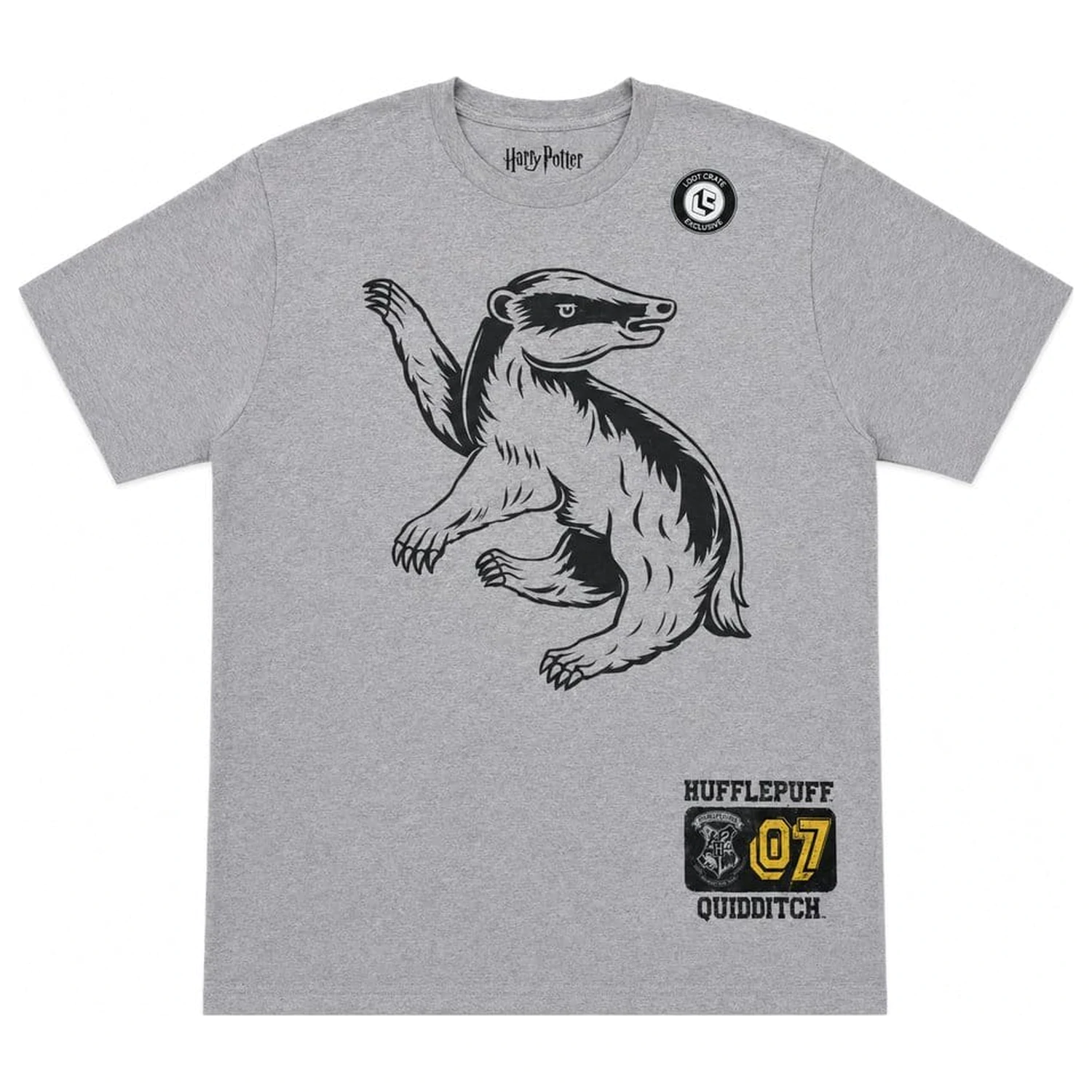 Harry Potter Tričko Hufflepuff 07 Quidditch Badger fotografii produktu