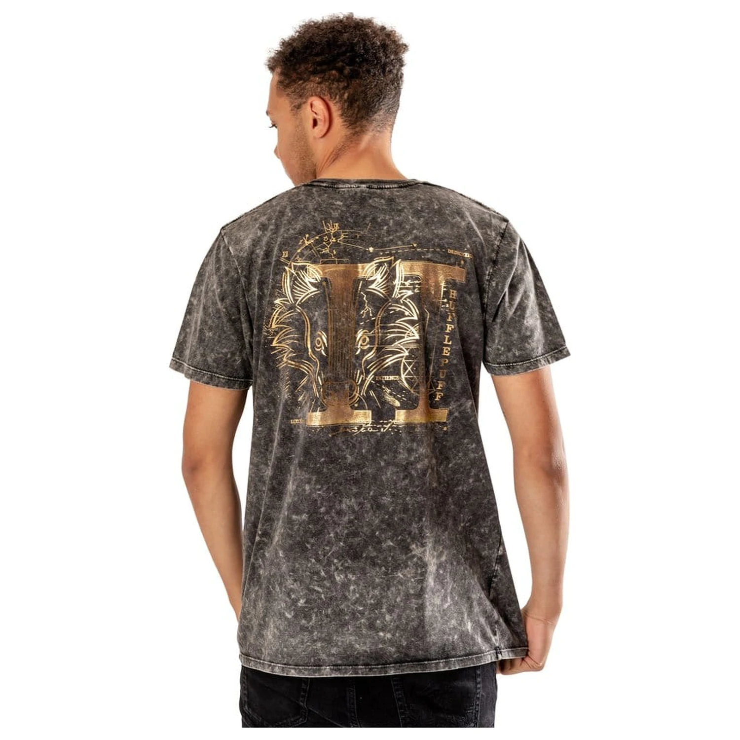 Harry Potter tričko Hufflepuff Acid Wash fotografii produktu