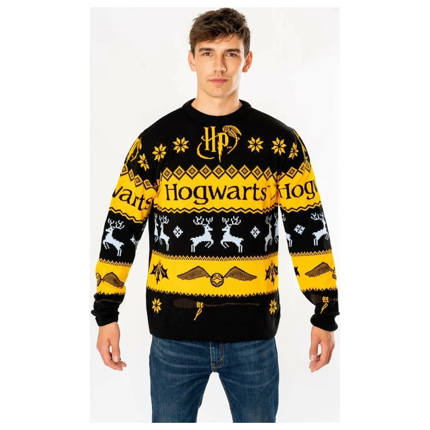 Harry Potter Vánoční Světr Deluxe Bradavický Pletený fotografii produktu