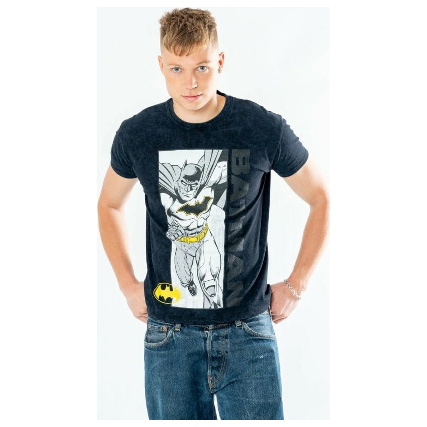 Batman tričko Comic Acid Wash fotografii produktu