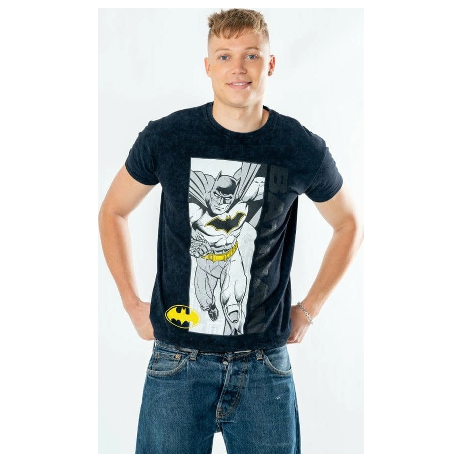 Batman tričko Comic Acid Wash fotografii produktu