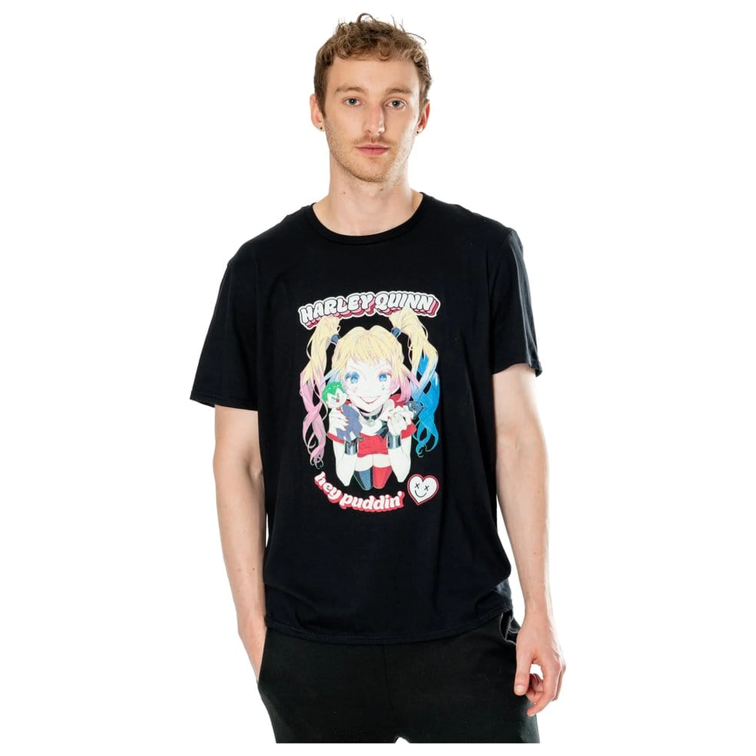 DC tričko Harley Quinn Anime Puddin' fotografii produktu