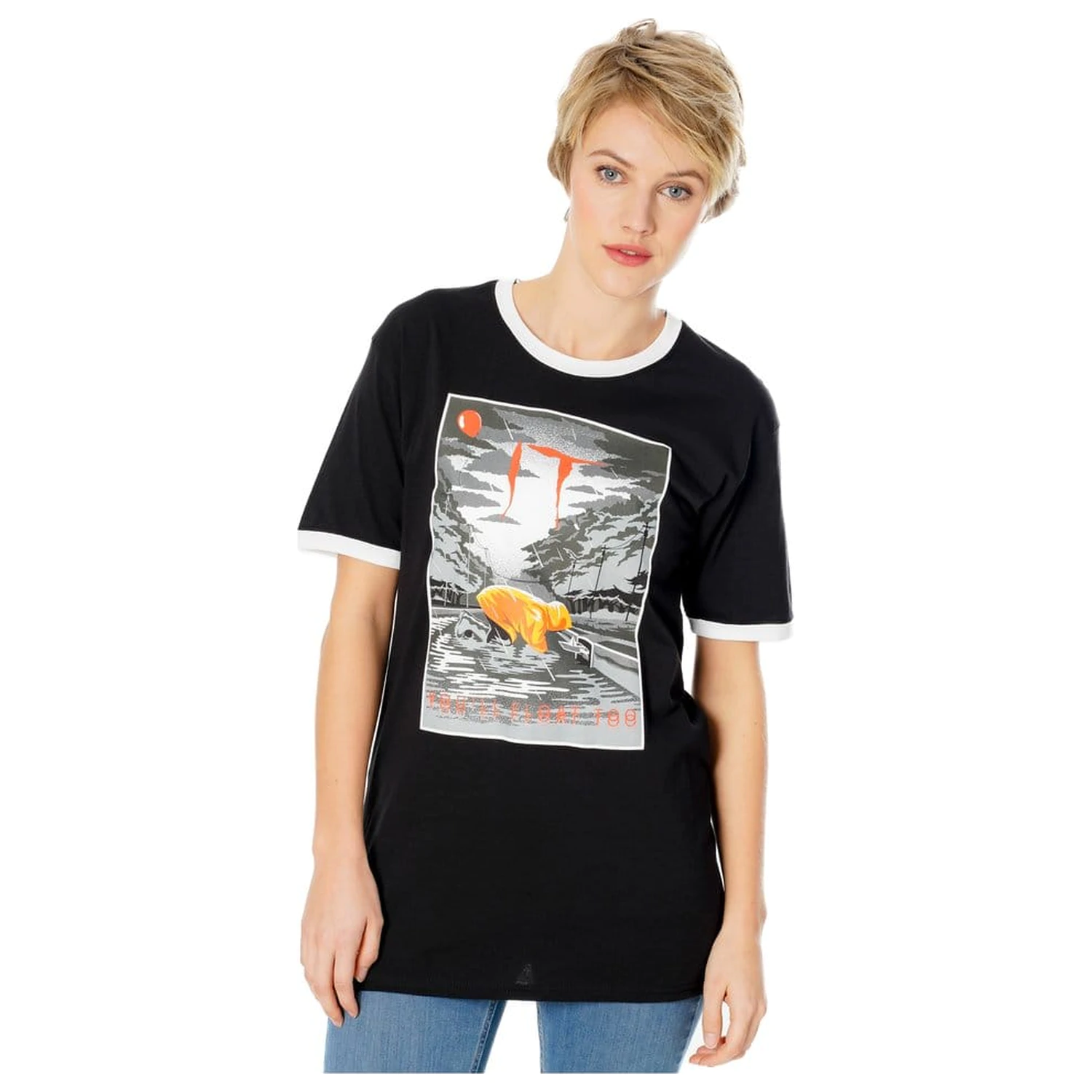 IT tričko Vintage You'll Float Too fotografii produktu