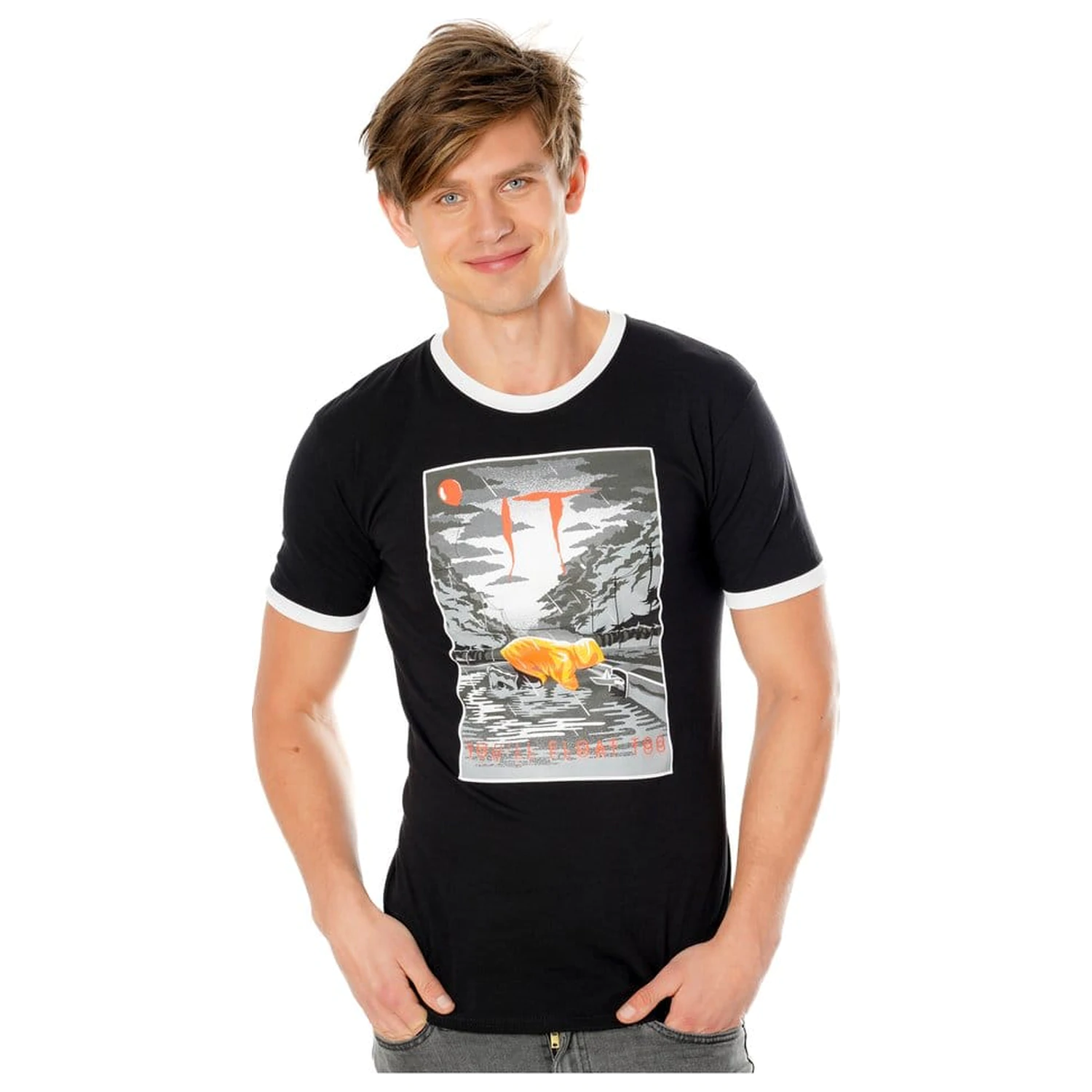 IT tričko Vintage You'll Float Too fotografii produktu