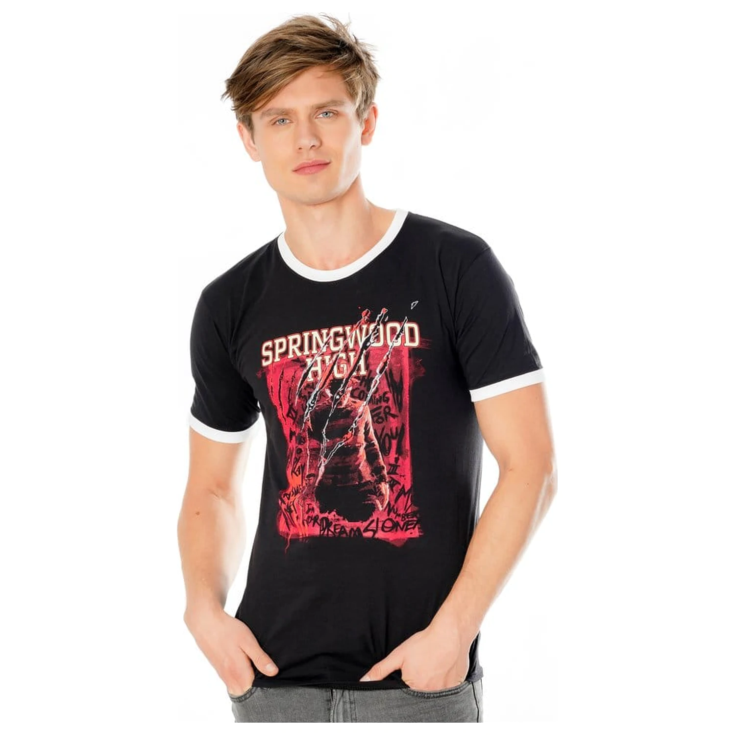 A Nightmare on Elm Street tričko Springwood High fotografii produktu