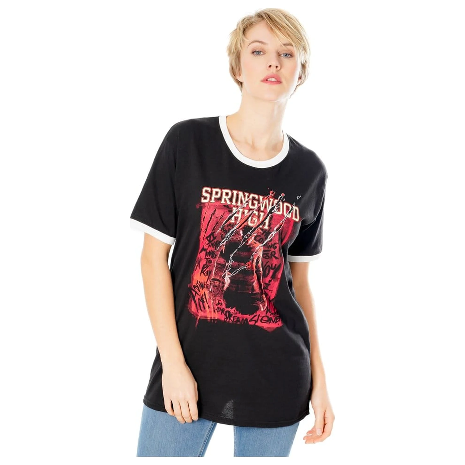 A Nightmare on Elm Street tričko Springwood High fotografii produktu