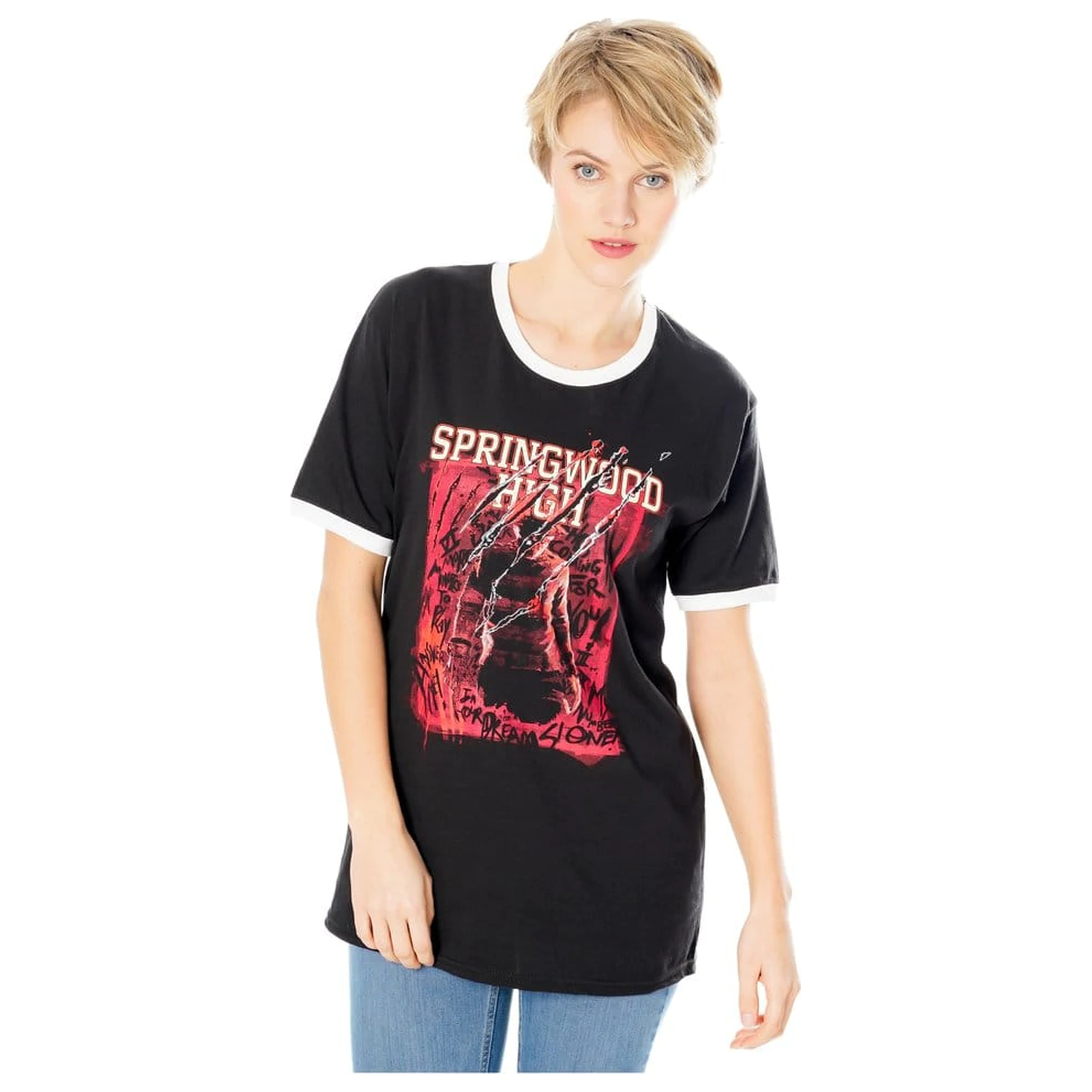 A Nightmare on Elm Street tričko Springwood High fotografii produktu