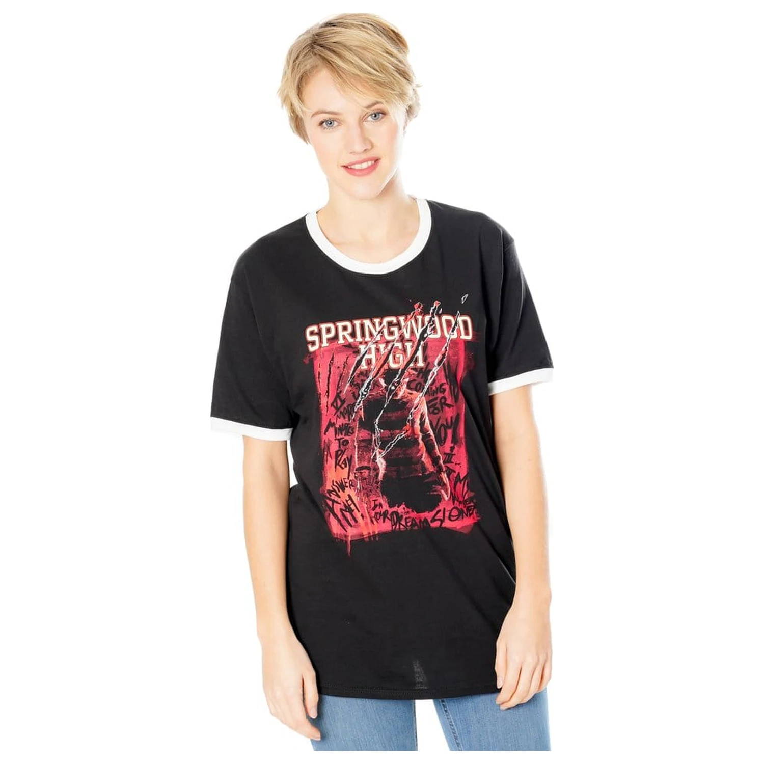 A Nightmare on Elm Street tričko Springwood High fotografii produktu