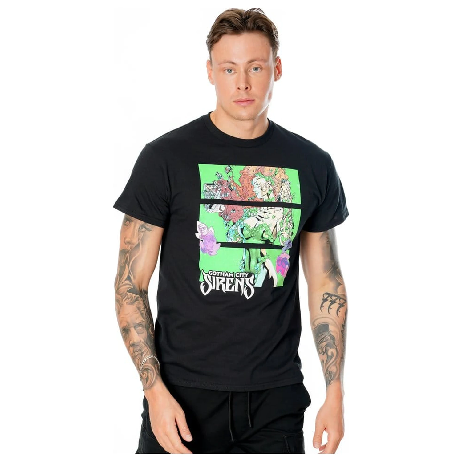 Gotham City Sirens tričko Poison Ivy Sirens Cash Black  fotografii produktu