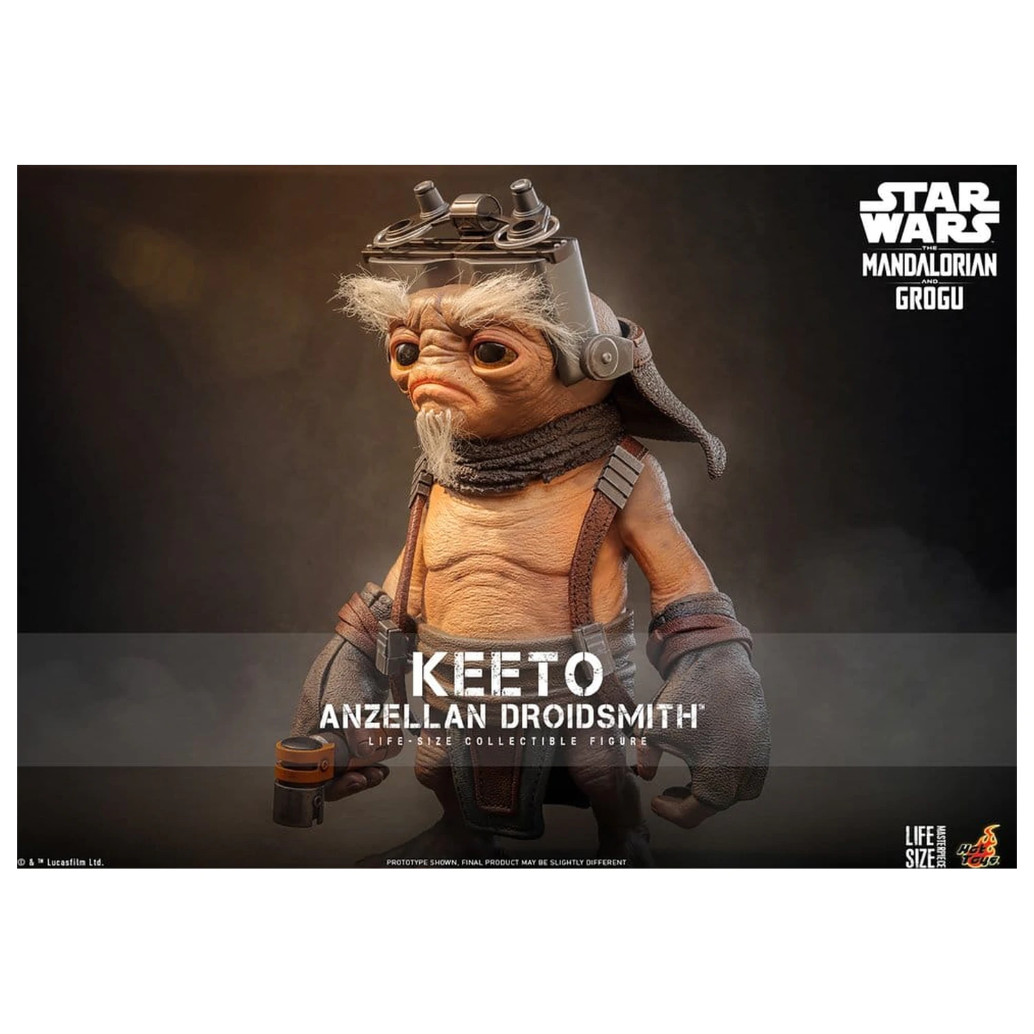 Star Wars: The Mandalorian & Grogu Life-Size Masterpiece Life-Size figurka Keeto (Anzellan Droidsmith) 26 cm fotografii produktu