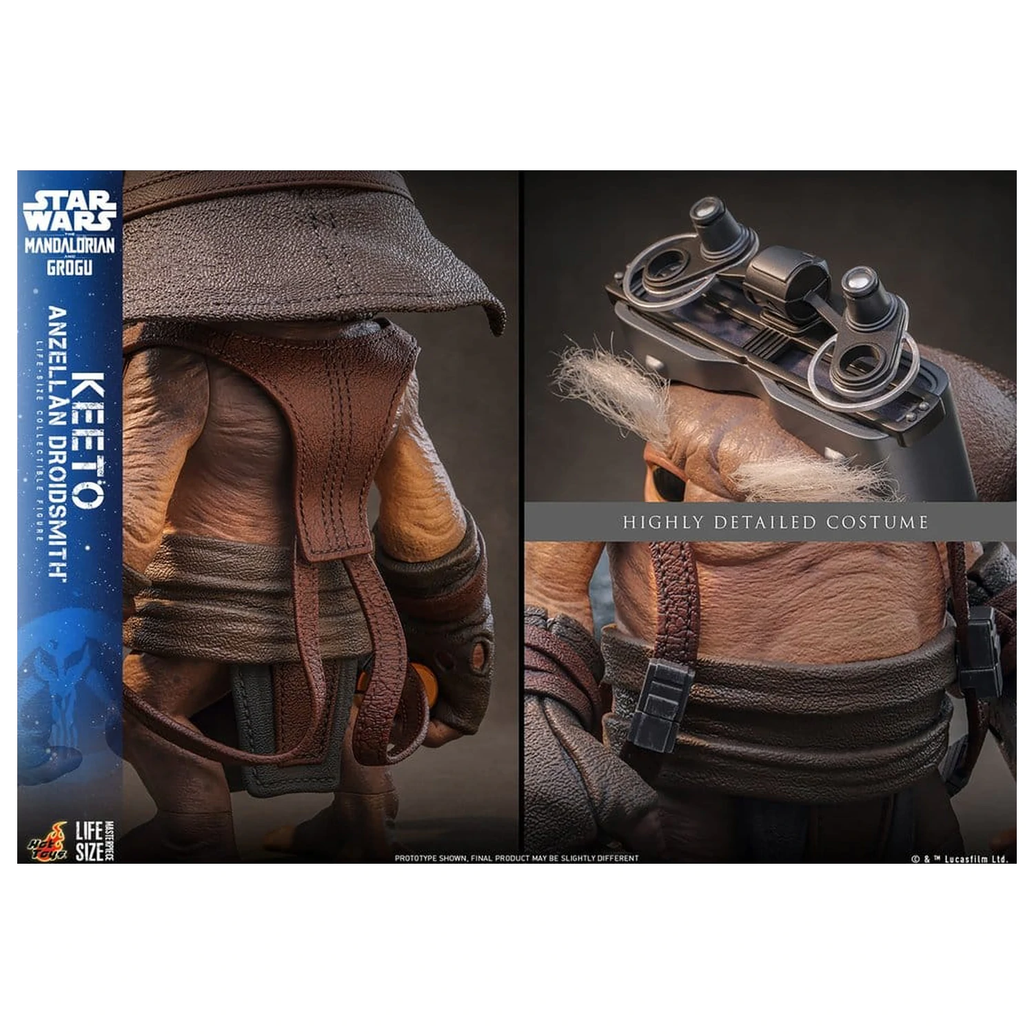 Star Wars: The Mandalorian & Grogu Life-Size Masterpiece Life-Size figurka Keeto (Anzellan Droidsmith) 26 cm fotografii produktu