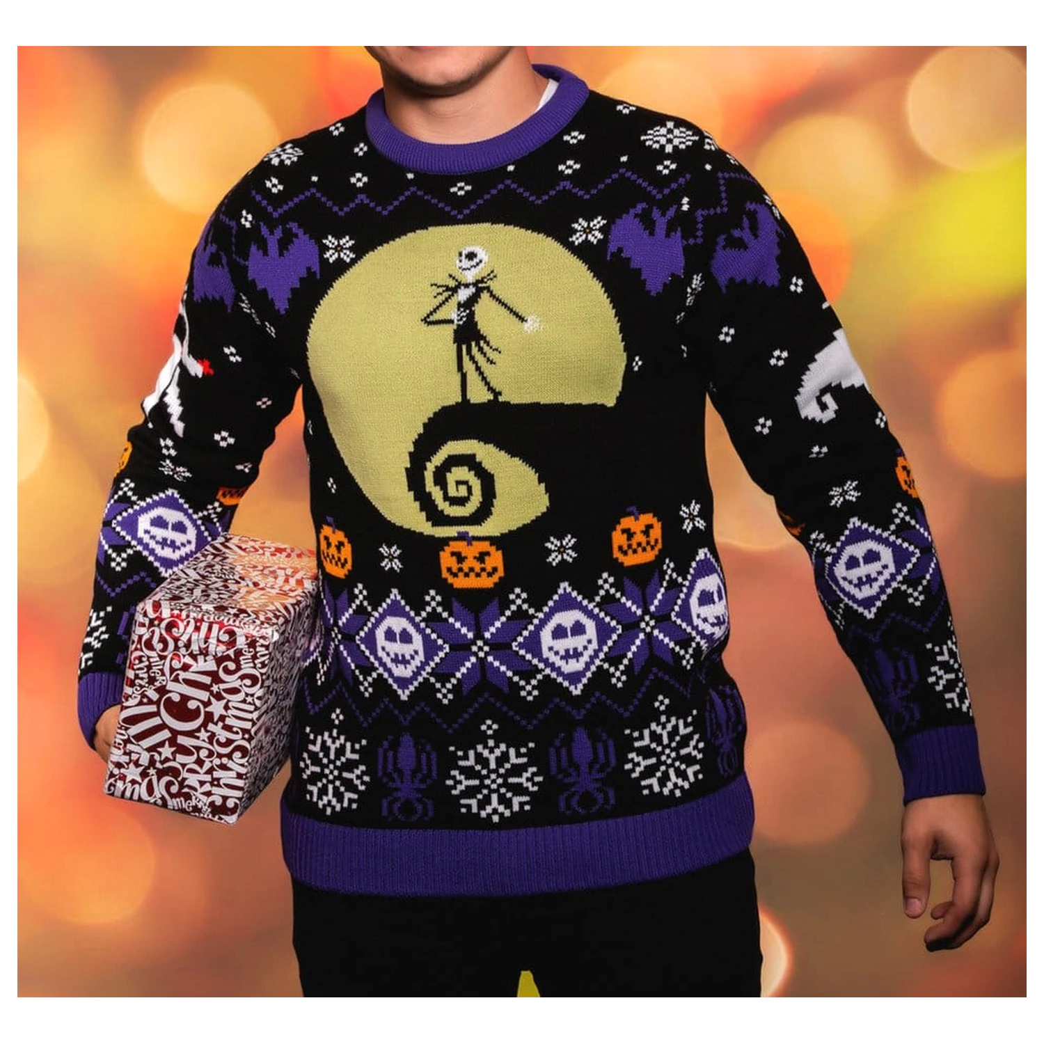 Nightmare Before Christmas vánoční svetr 8-bit fotografii produktu