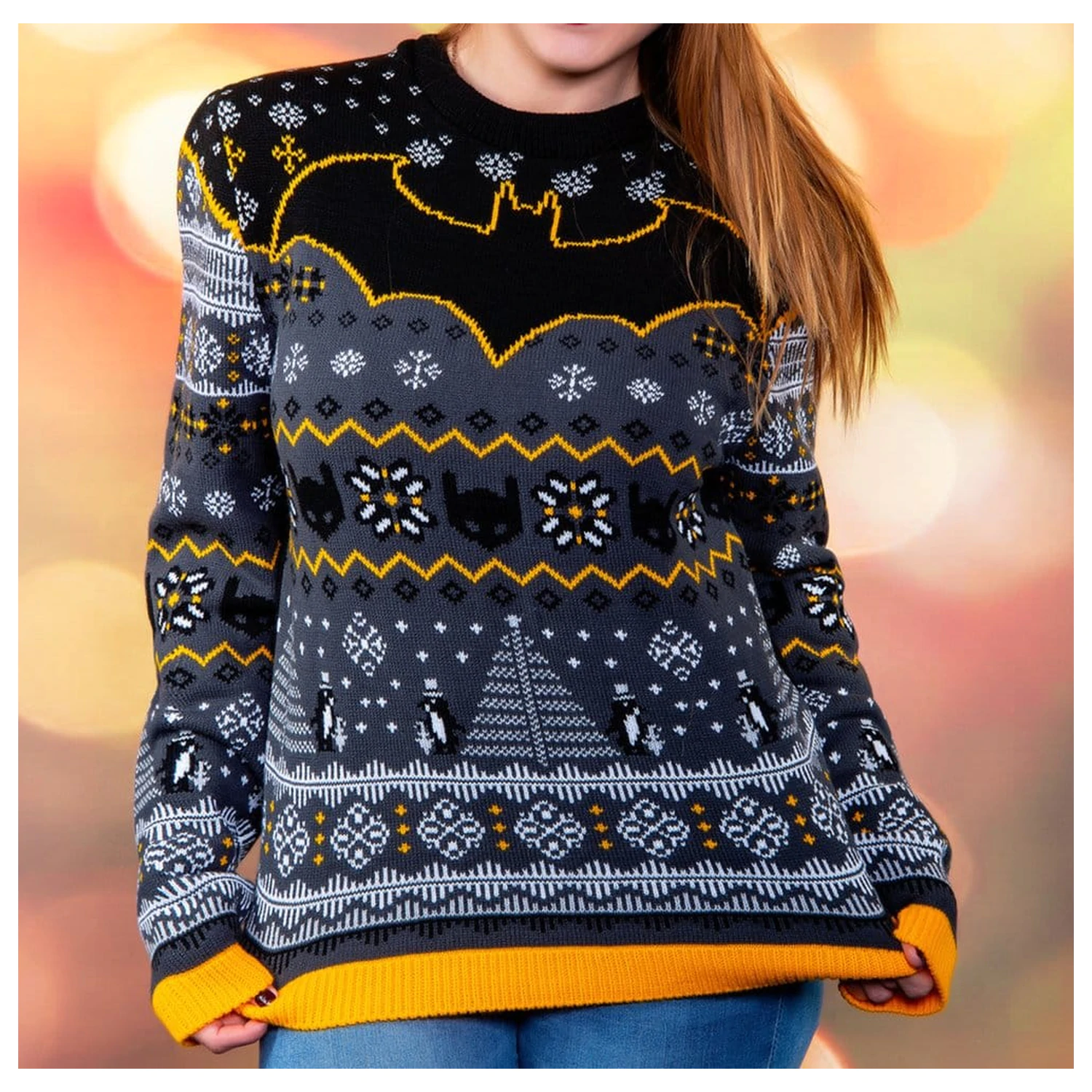 Batman Penguin vánoční svetr fotografii produktu