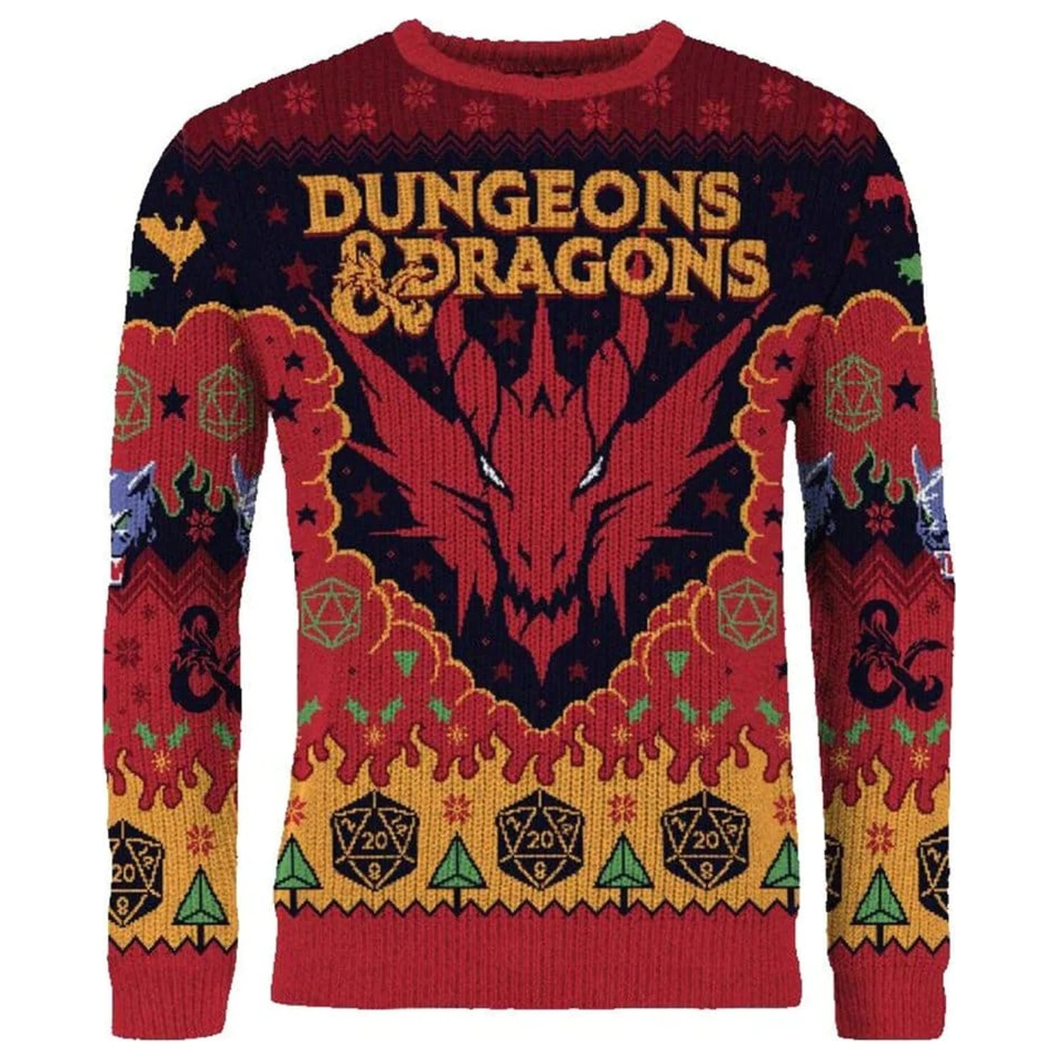 Dungeons & Dragons vánoční svetr fotografii produktu