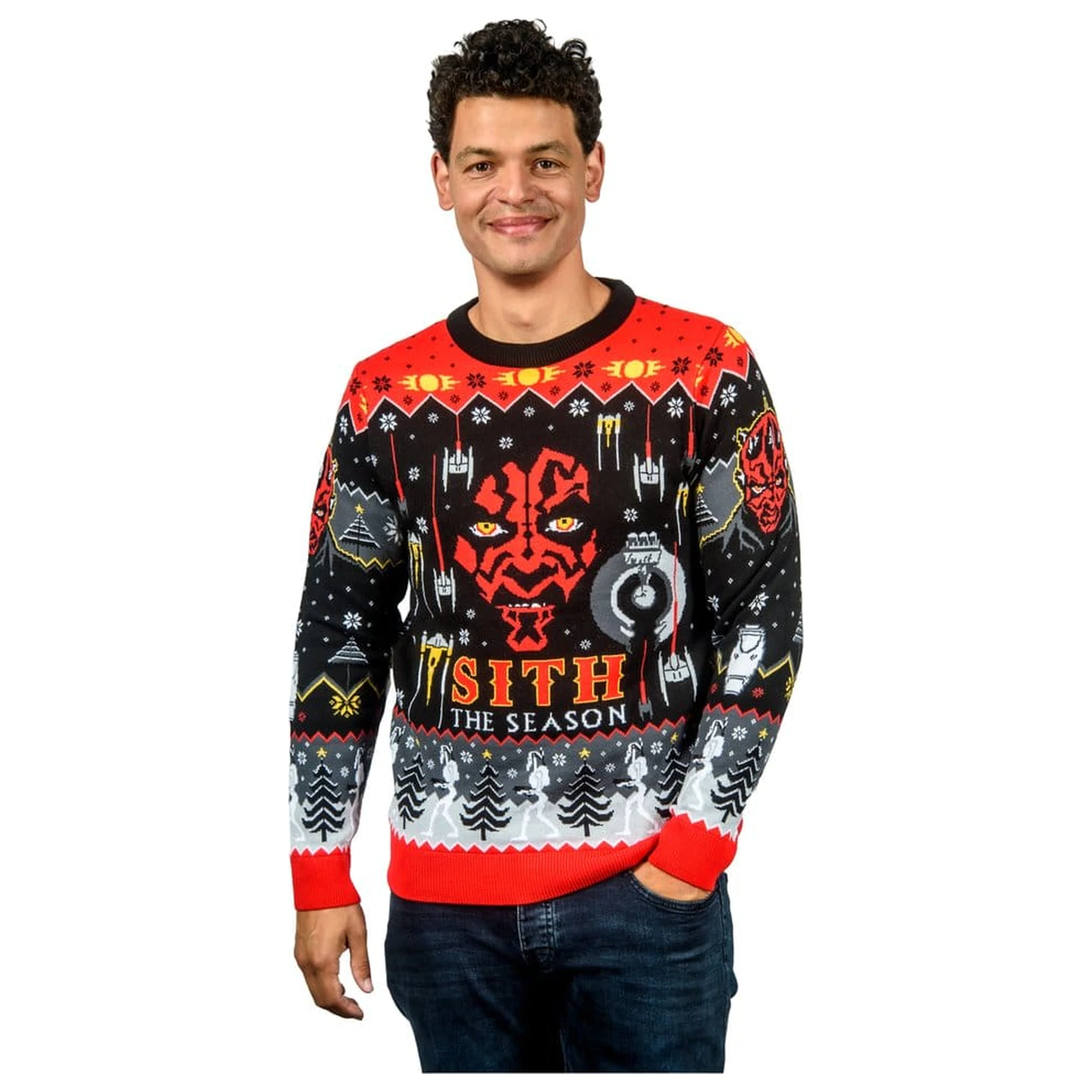 Star Wars vánoční svetr Sith fotografii produktu