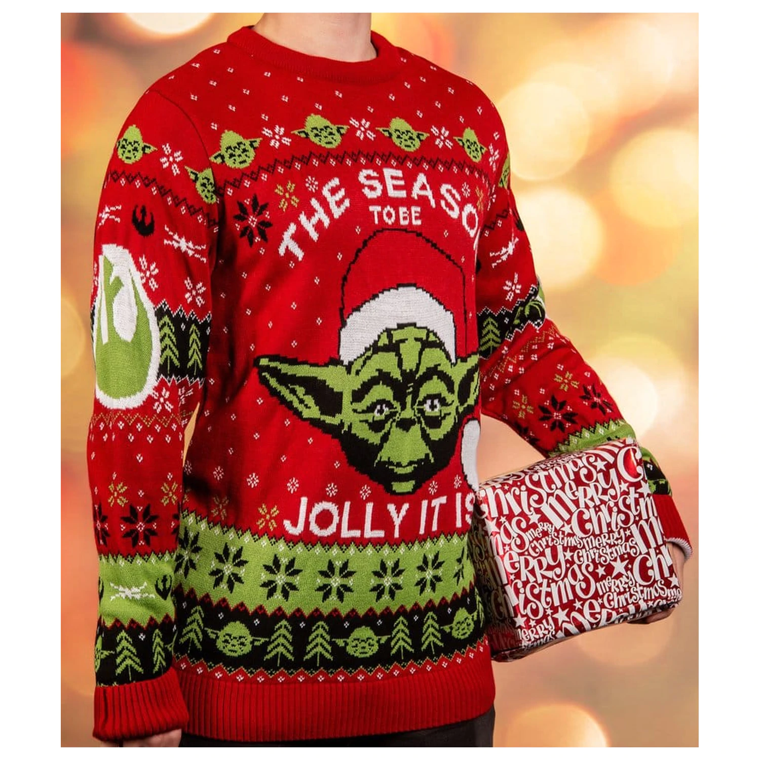Star Wars vánoční svetr Yoda fotografii produktu