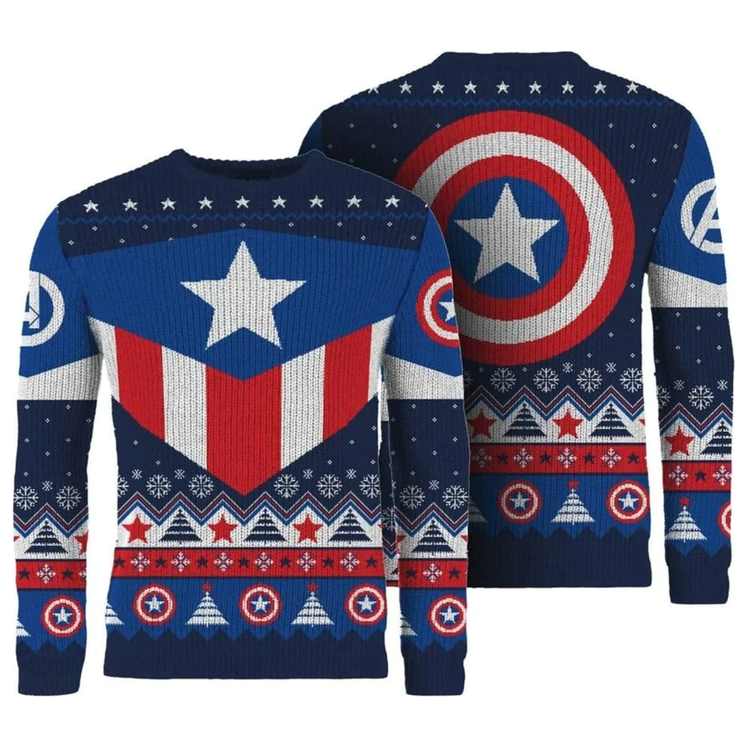 Captain America vánoční svetr fotografii produktu
