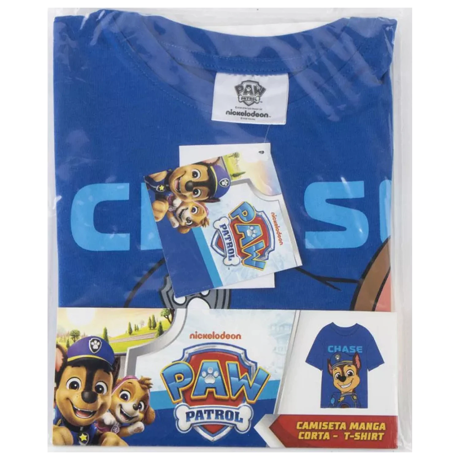 PAW Patrol Blue Chase dětské tričko s krátkým rukávem, top fotografii produktu