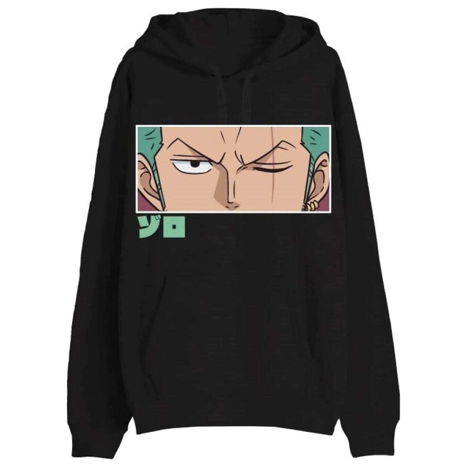One Piece svetr Roronoa Zoro Eyes černý fotografii produktu