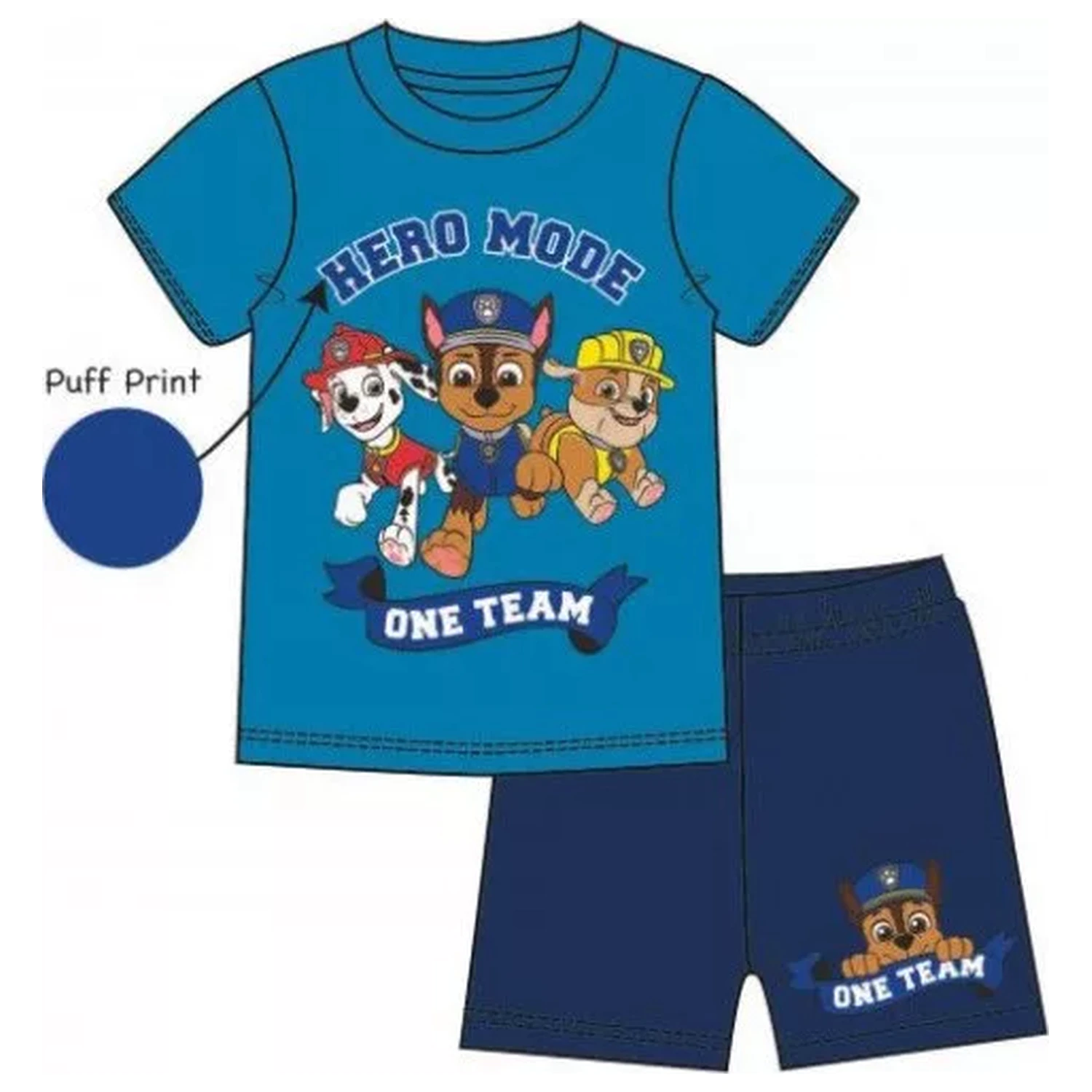 PAW Patrol Hero Mode dětské krátké pyžamo fotografii produktu