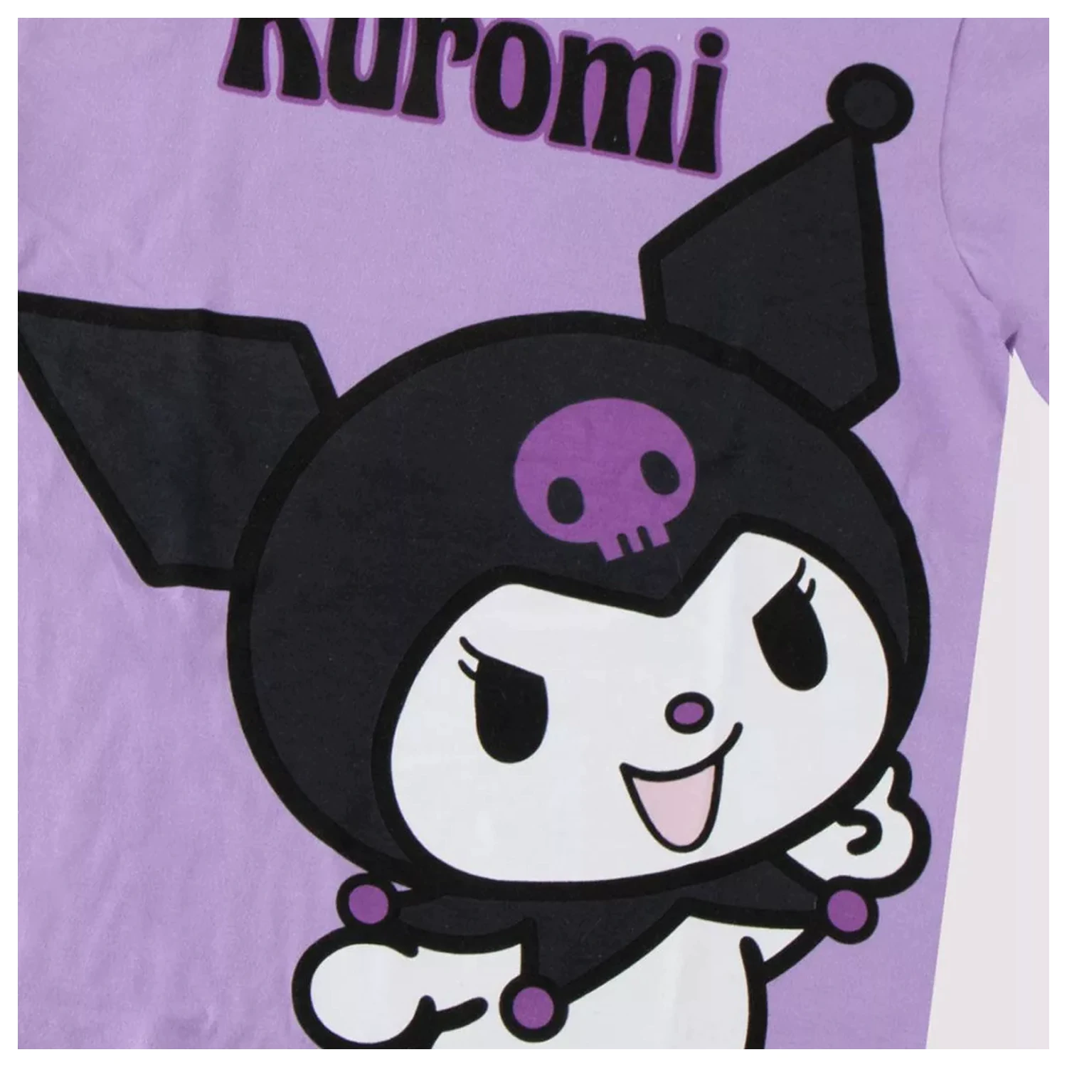 Hello Kitty Kuromi Purple dětské tričko s krátkým rukávem, top fotografii produktu