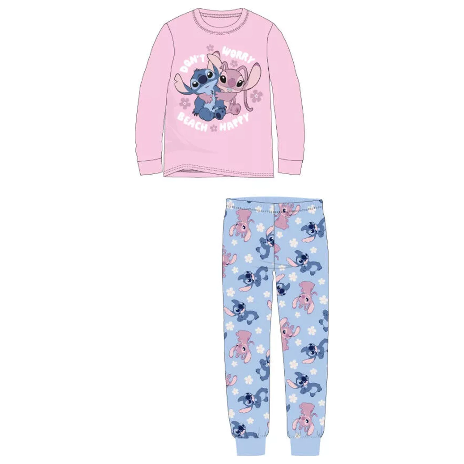 Stitch Happy dětské dlouhé pyžamo fotografii produktu