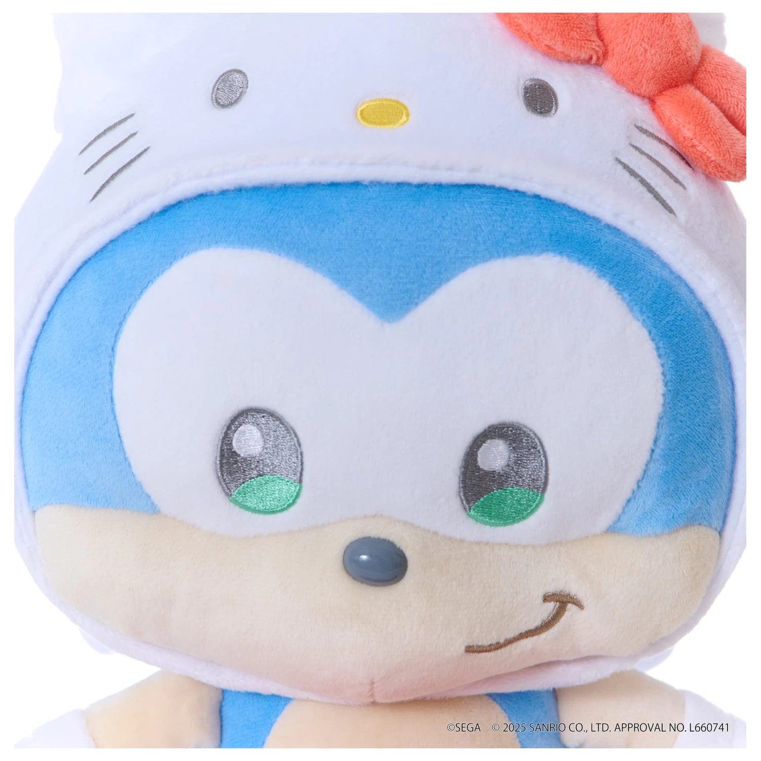 Sonic & Friends x Sanrio Sonic x Hello Kitty plyšová hračka 24 cm fotografii produktu