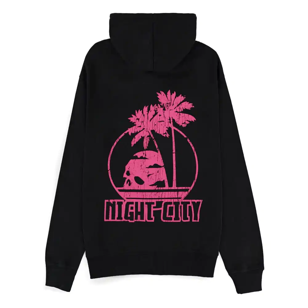 Cyberpunk 2077 mikina na zip Night City fotografii produktu