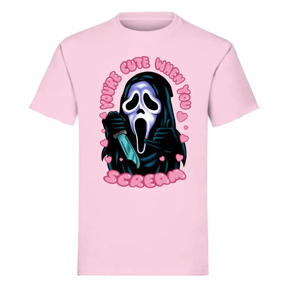 Scream tričko Ghost Face You're Cute when you Scream fotografii produktu