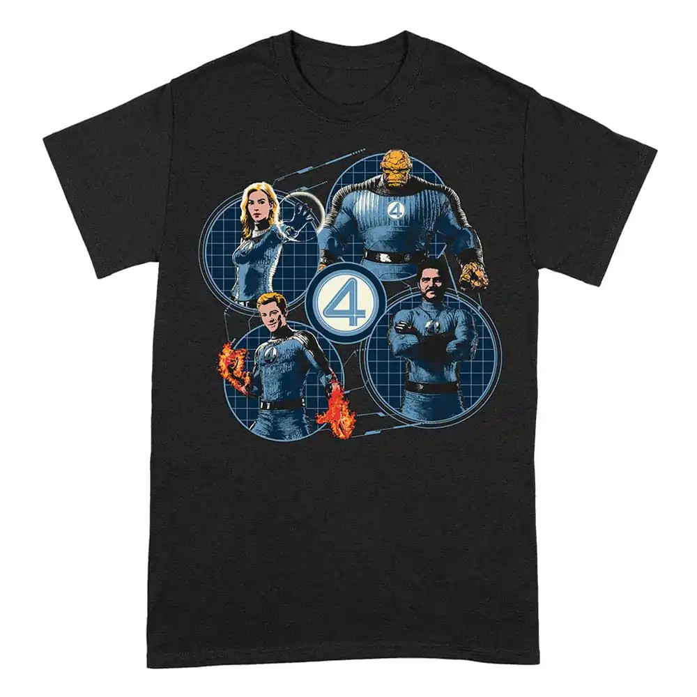 Fantastic Four tričko Group Grid Circle fotografii produktu