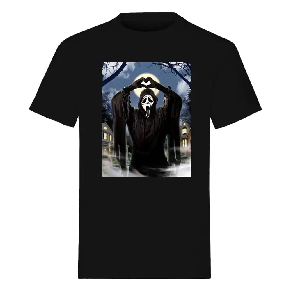Scream Tričko Ghost Face Srdce fotografii produktu