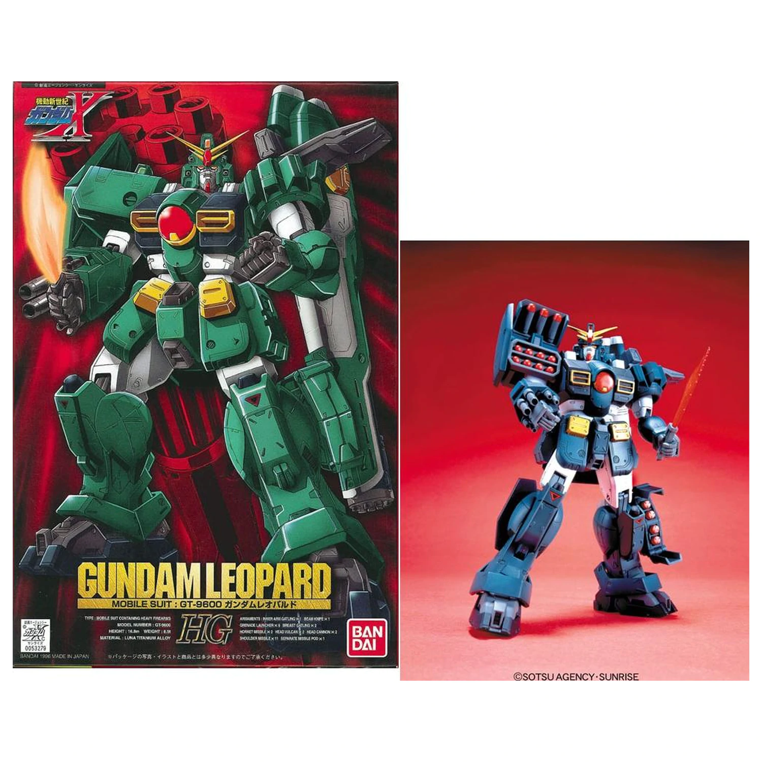 Plastikový model 1/100 Gundam Leopard fotografii produktu