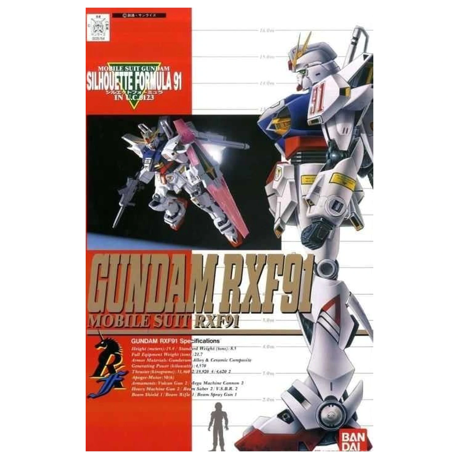 Plastikový model 1/100 Gundam RXF91 fotografii produktu