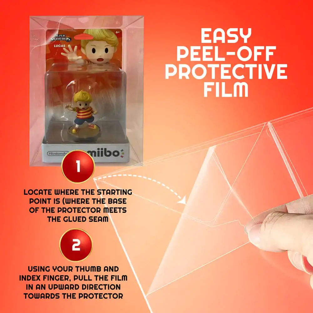 PET Protectors 10-Pack obalů pro figurky Amiibo fotografii produktu