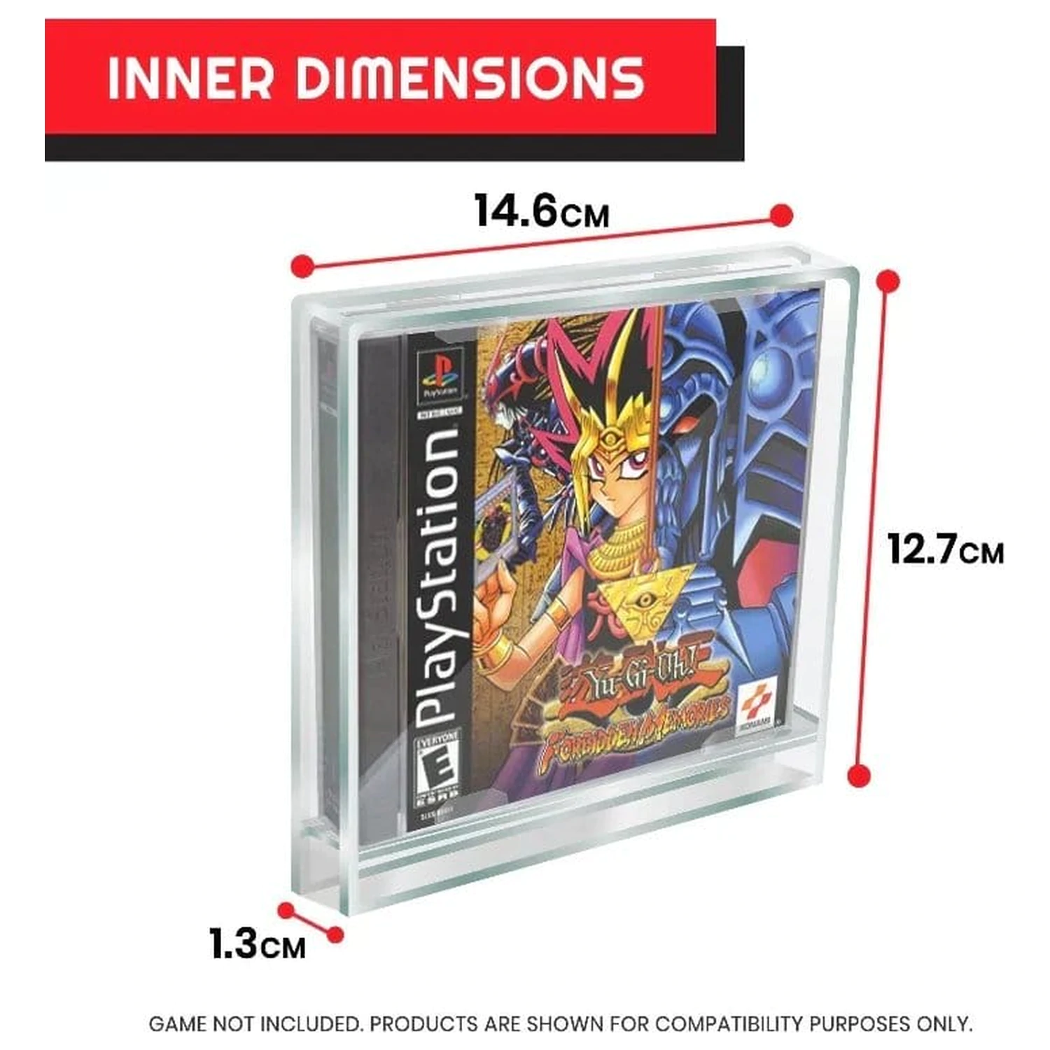 Akrylové pouzdro balení po 2 kusech pro PlayStation 1 fotografii produktu