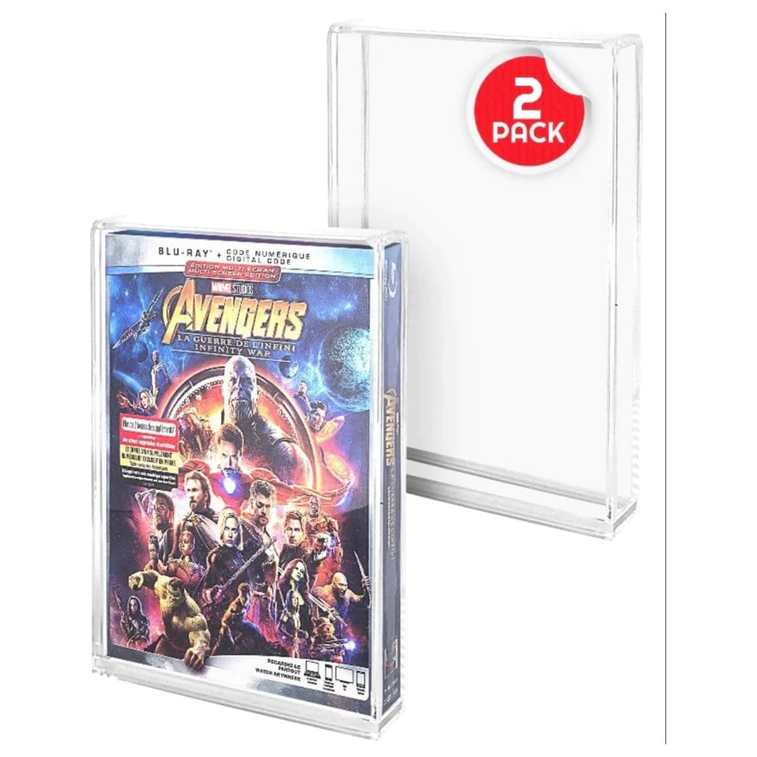 Akrylové pouzdro 2-Pack pro PS3/PS4/Blu-Ray/XBOX One fotografii produktu