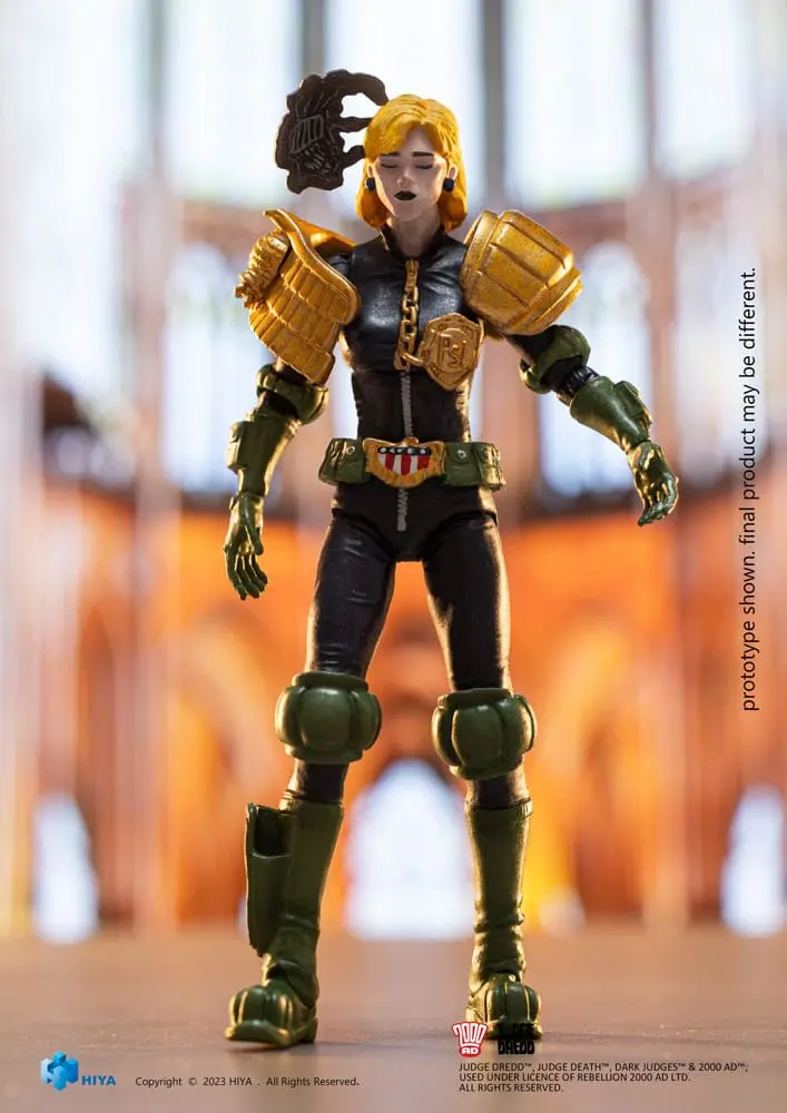 2000 AD Exquisite Mini Akční Figurka 1/18 Judge Dredd Judge Anderson Hall of Heroes 10 cm fotografii produktu