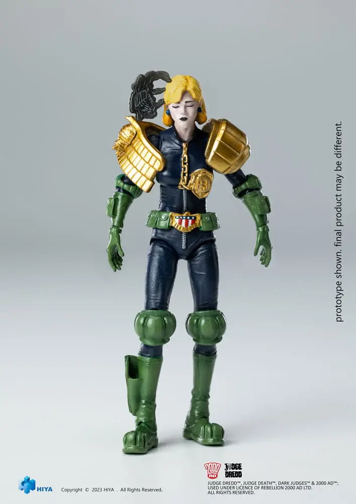 2000 AD Exquisite Mini Akční Figurka 1/18 Judge Dredd Judge Anderson Hall of Heroes 10 cm fotografii produktu