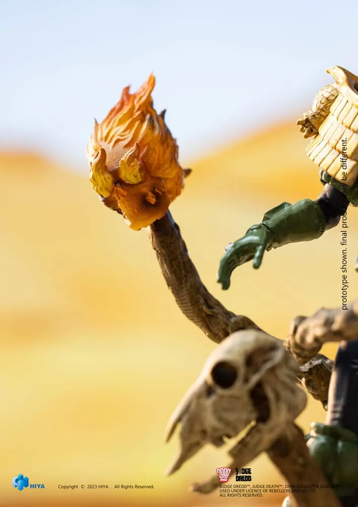 2000 AD Exquisite Mini akční figurka 1/18 Judge Dredd Judge Anderson VS The Dark Judges 10 cm fotografii produktu