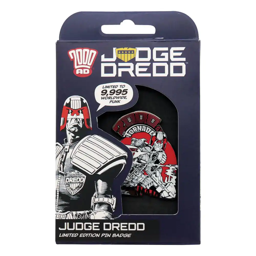 2000 AD Odznak na připnutí Judge Dredd You're Next Punk Limited Edition fotografii produktu