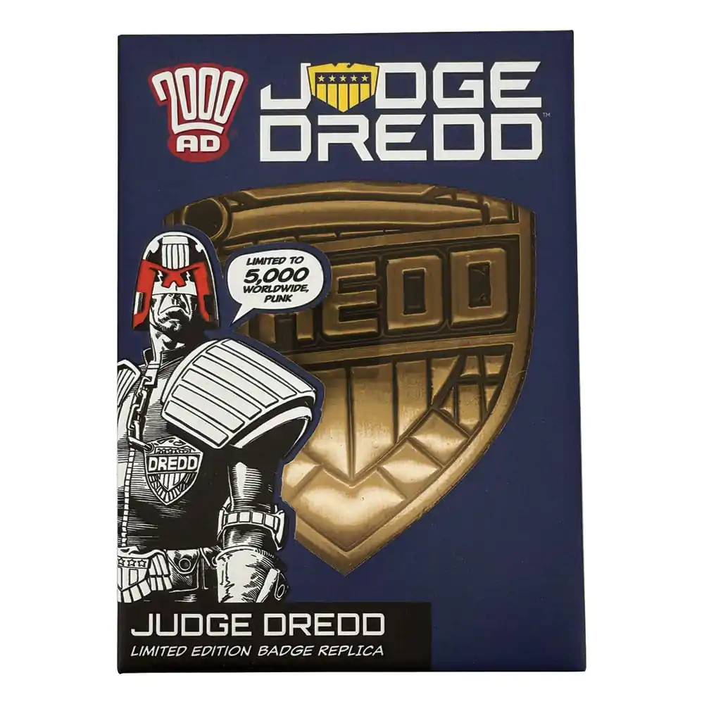 2000 AD replika odznaku Soudce Dredd Limitovaná Edice fotografii produktu