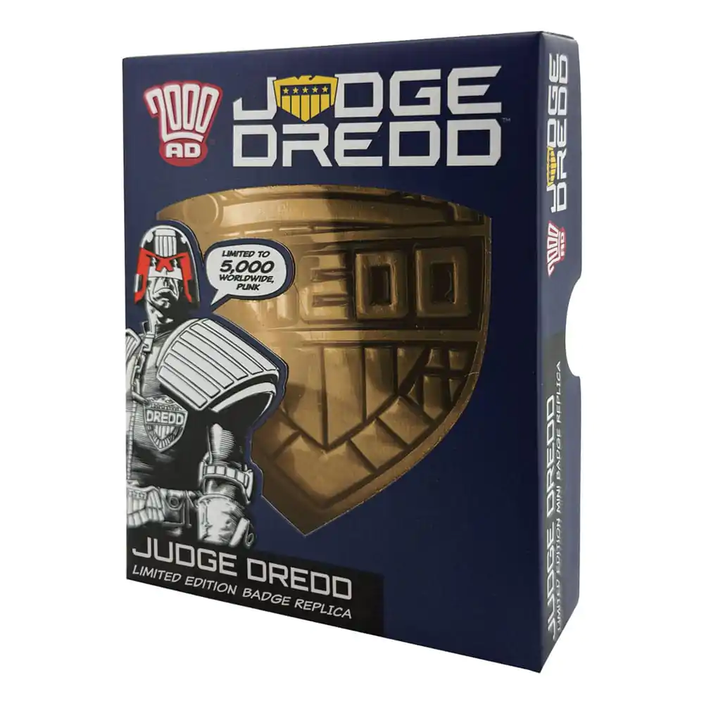 2000 AD replika odznaku Soudce Dredd Limitovaná Edice fotografii produktu