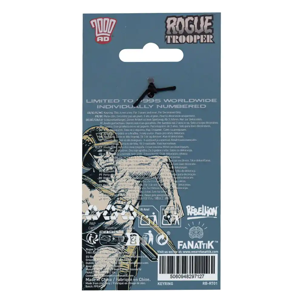 2000 AD Klíčenka Rogue Trooper limitovaná edice fotografii produktu