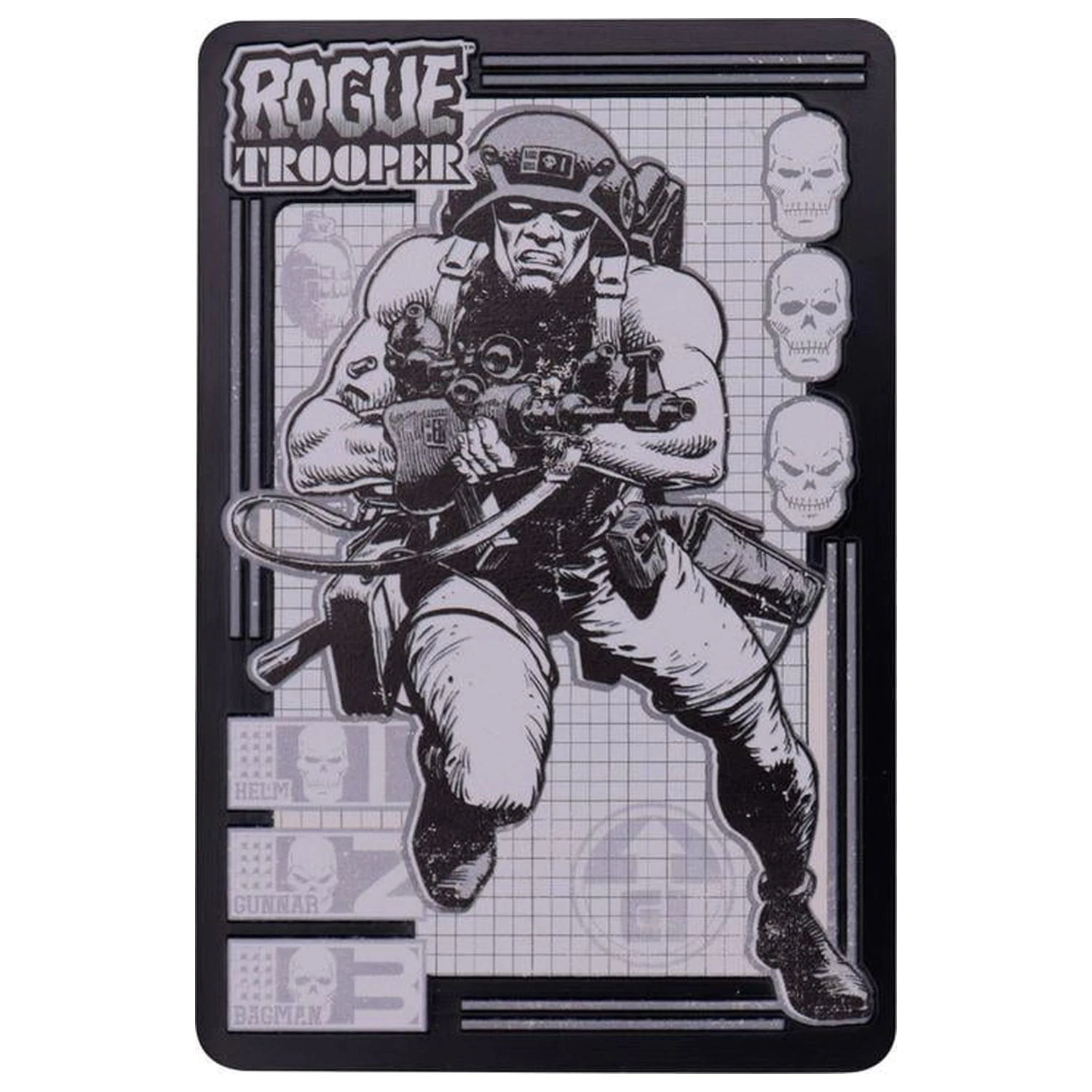 2000 AD Rogue Trooper limitovaná edice odlitek z kovu fotografii produktu