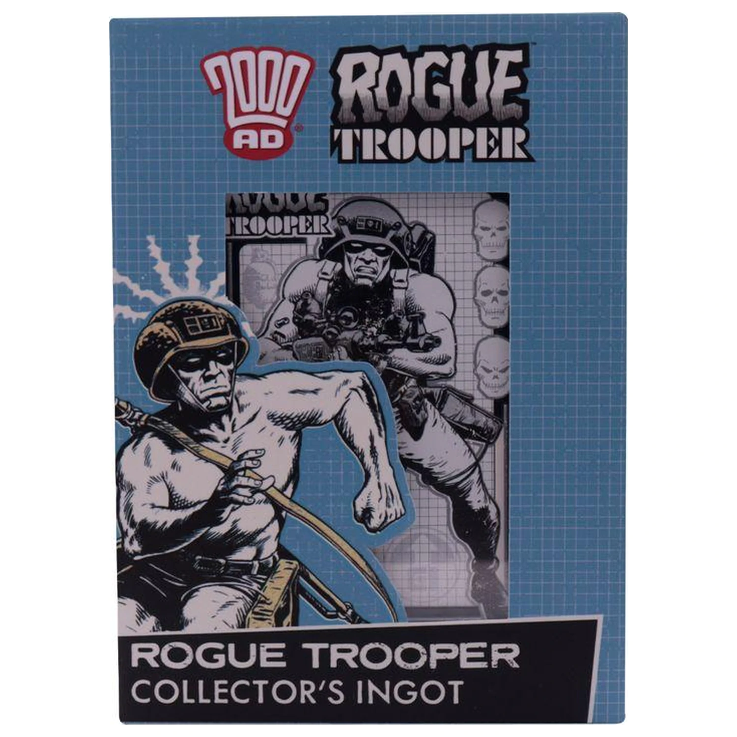 2000 AD Rogue Trooper limitovaná edice odlitek z kovu fotografii produktu