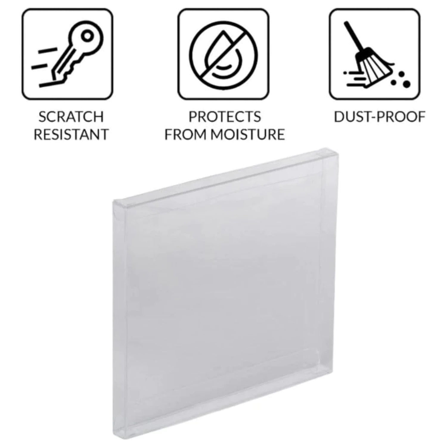 PET Protectors 25 ks pro PS1/Single CD/Dreamcast (Jewel Case) Games fotografii produktu