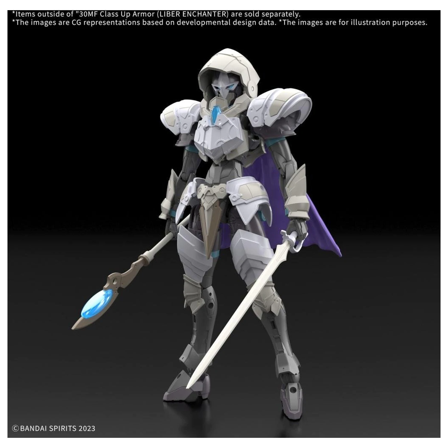 30MF Class Up Armor (Liber Enchanter) model kit fotografii produktu