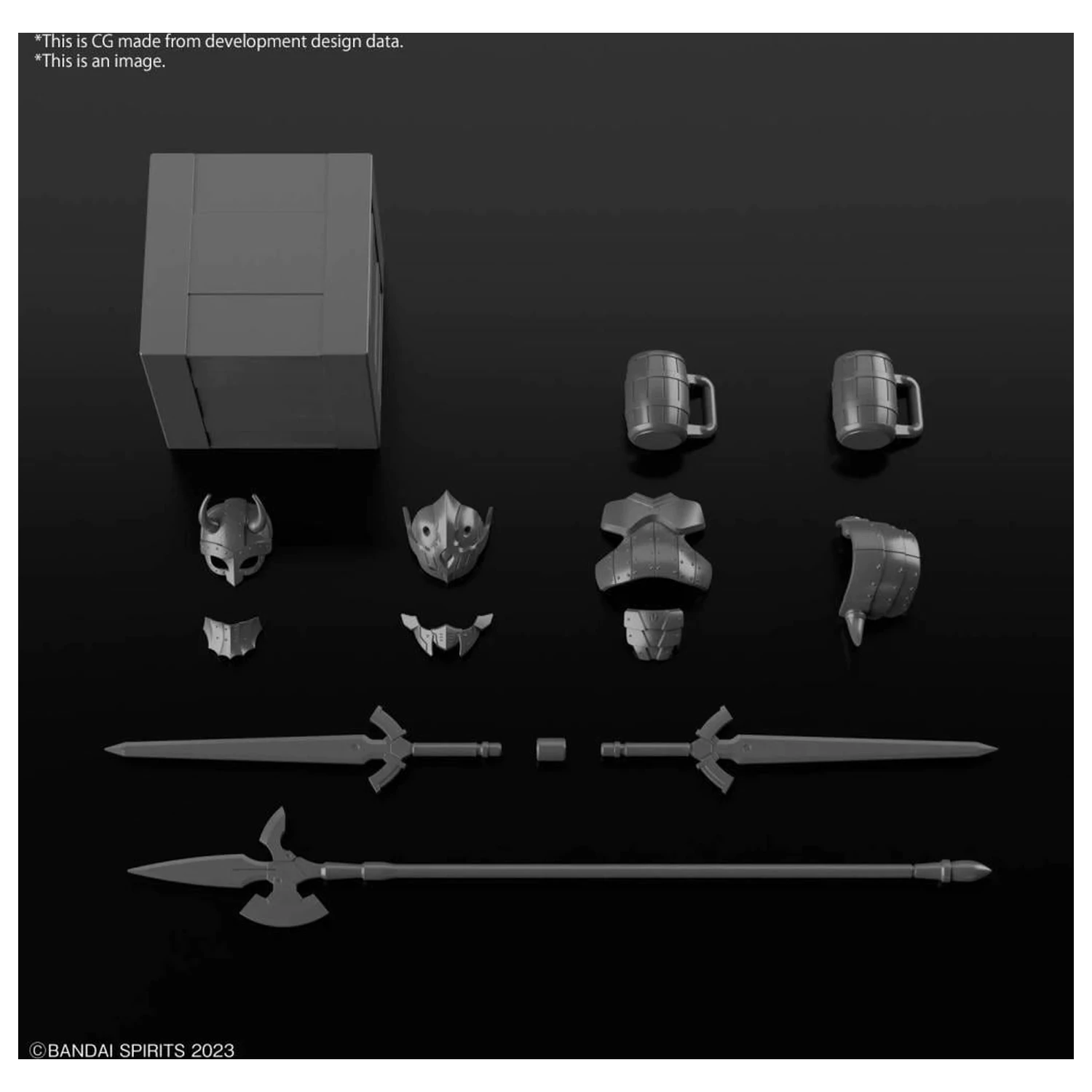 30MF Item Shop 2 (Možnost bojovníka) Modelová sada fotografii produktu
