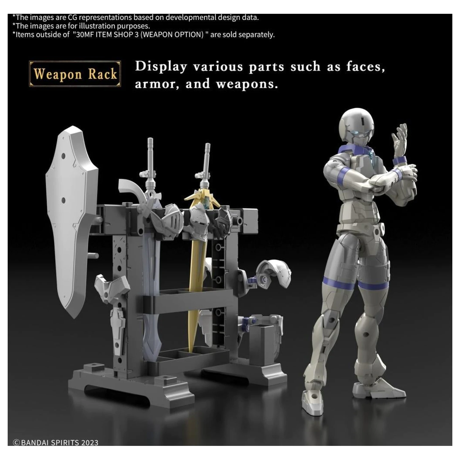 30MF Item Shop 3 (Možnost zbraň) Model Kit fotografii produktu